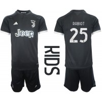 Camisa de time de futebol Juventus Adrien Rabiot #25 Replicas 3º Equipamento Infantil 2023-24 Manga Curta (+ Calças curtas)